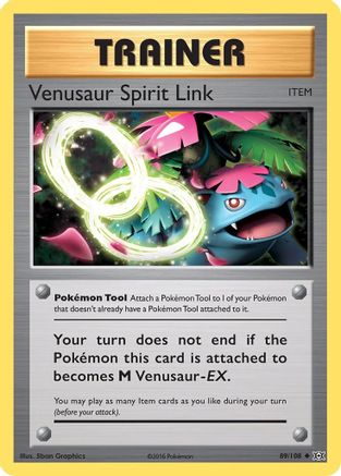 Venusaur Spirit Link 089/108 - XY  Evolutions - for just $0.12! 