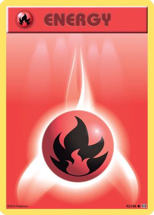 Fire Energy 092/108 - XY  Evolutions - for just $0.14! 