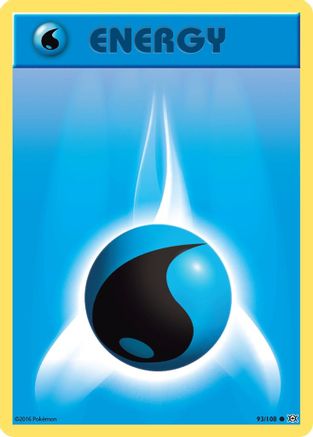 Water Energy 093/108 - XY  Evolutions Reverse Holofoil - for just $0.35! 