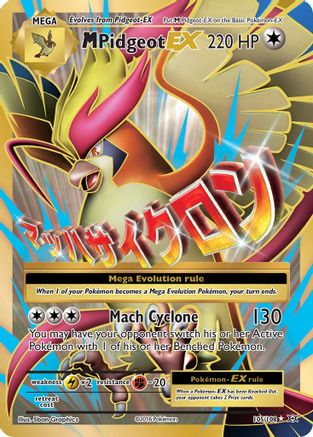 M Pidgeot EX (Full Art) 105/108 - XY  Evolutions Holofoil - for just $5.59! 