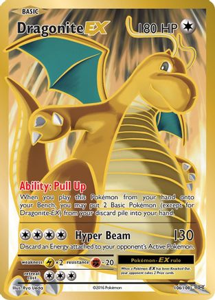 Dragonite EX (Full Art) 106/108 - XY  Evolutions Holofoil - for just $12.32! 