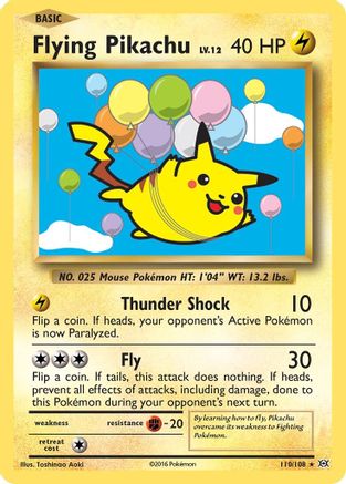 Flying Pikachu 110/108 - XY  Evolutions - for just $2.07! 