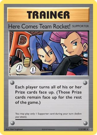 Here Comes Team Rocket! 113/108 - XY  Evolutions - for just $1! 