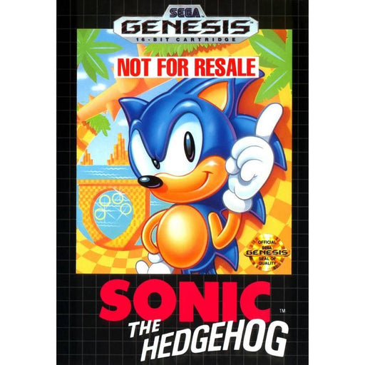 Sonic the Hedgehog (Not for Resale Variant) (Sega Genesis) - Premium Video Games - Just $0! Shop now at Retro Gaming of Denver