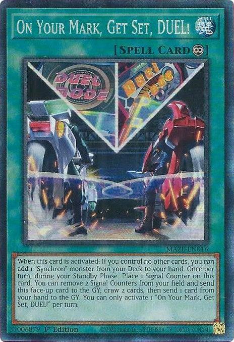 On Your Mark, Get Set, DUEL! [MAZE-EN016] Collector's Rare - for just $1.40! 