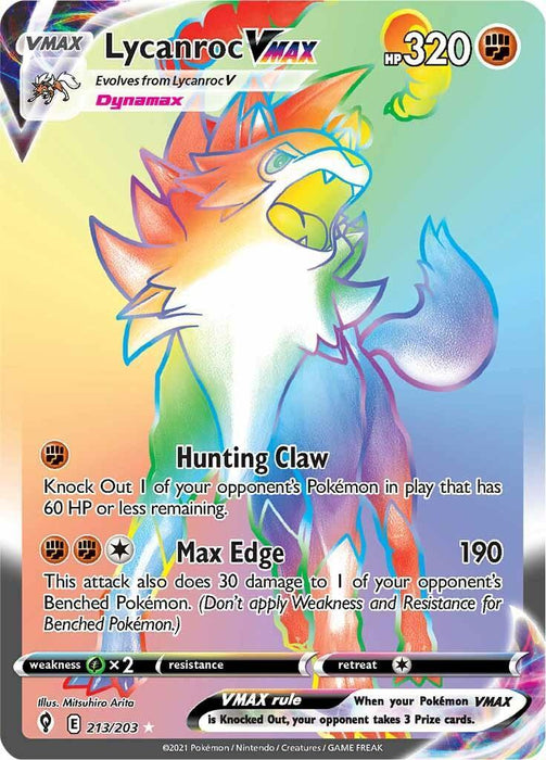 Lycanroc VMAX (213/203) [Sword & Shield: Evolving Skies] - for just $3.65! 