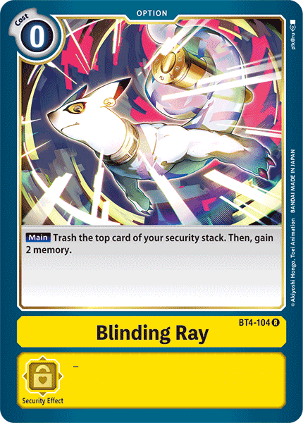 Blinding Ray [BT4-104] [Great Legend] - Just $0.09! Shop now at Retro Gaming of Denver