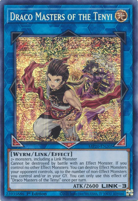 Draco Masters of the Tenyi [MP20-EN205] Prismatic Secret Rare - for just $0.15! 