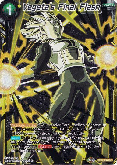 Vegeta's Final Flash (Collector's Selection Vol. 1) (BT9-133) [Promotion Cards] - for just $7.50! 