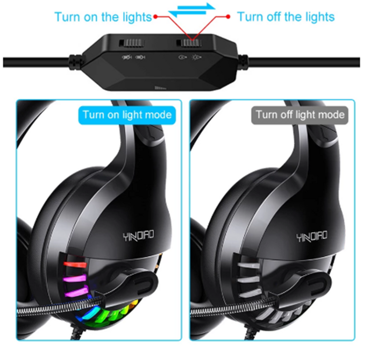 Wired Gaming Headset With ,Icrophone Sound Card Line Control - for just $91.80! 