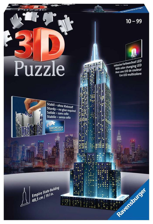 Puzzle: 3D Puzzle - Empire State Building Night Edition - for just $45! 