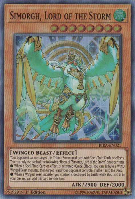 Simorgh, Lord of the Storm [RIRA-EN021] Super Rare - for just $0.10! 