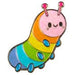 Squishable Rainbow Caterpillar Enamel Pin - for just $10! 