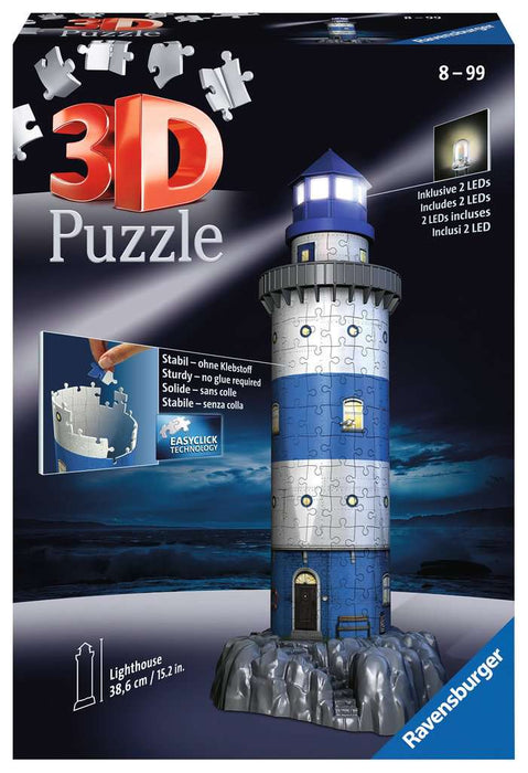 Puzzle: 3D Puzzle - Lighthouse Night Edition - for just $36.99! 