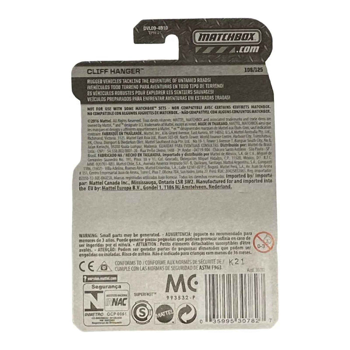 Matchbox Cliff Hanger - Matchbox Series 108/125 - for just $1.79! 