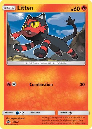Litten SM02/248 - SM Promos Holofoil - for just $0.54! 