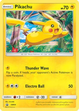 Pikachu SM04 - SM Promos - Holofoil - for just $3.08! 