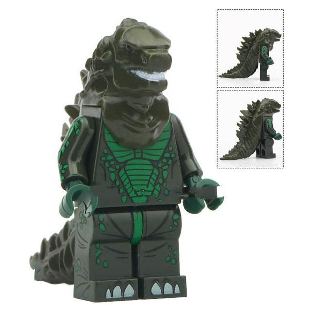 Green Godzilla Horror Movie Monster Lego-Compatible Minifigures - Just $3.99! Shop now at Retro Gaming of Denver