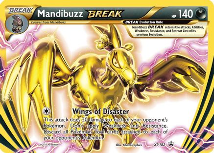 Mandibuzz BREAK XY182/211 - XY Promos Holofoil - for just $1.38! 