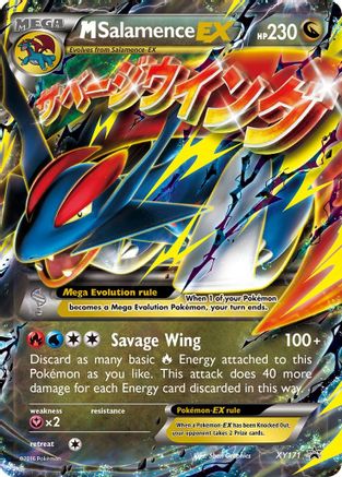 M Salamence EX XY171/211 - XY Promos Holofoil - for just $19.75! 