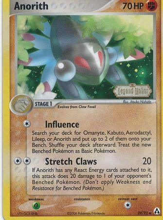Anorith (29/92) (Stamped) [EX: Legend Maker] - for just $4.45! 