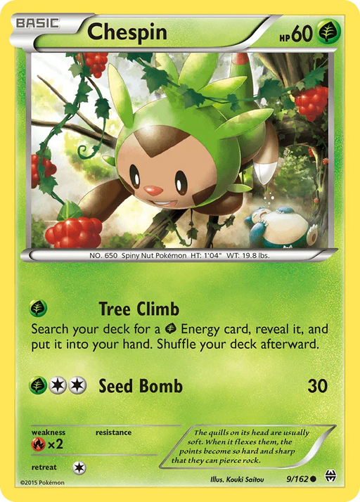 Chespin (9/162) [XY: BREAKthrough] - for just $0.20! 
