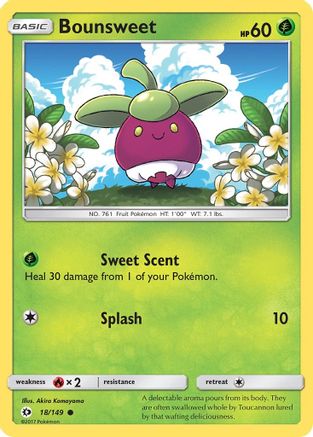 Bounsweet 018/149 - SM Base Set - for just $0.03! 