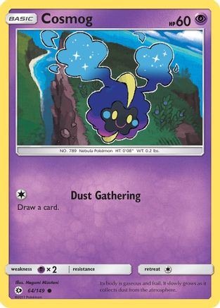 Cosmog 064/149 - SM Base Set Reverse Holofoil - for just $0.15! 