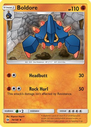 Boldore 070/149 - SM Base Set - for just $0.05! 
