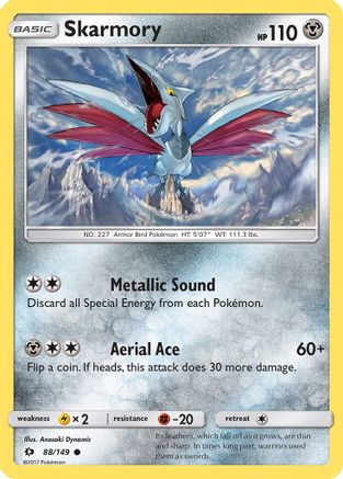 Skarmory 088/149 - SM Base Set - for just $0.04! 