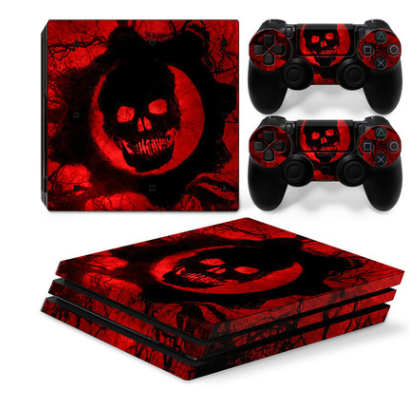 PS4 Pro Anti-Scrape Geometric Pattern Sticker | Durable Protection for Gaming Console - for just $25.94! 