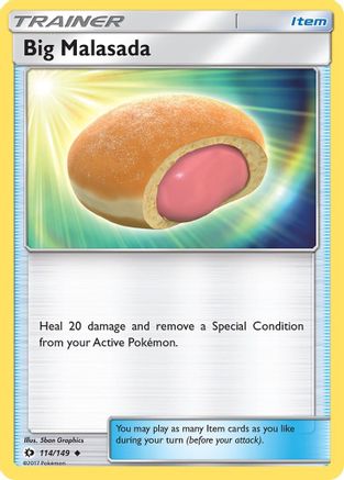 Big Malasada 114/149 - SM Base Set Reverse Holofoil - for just $0.13! 