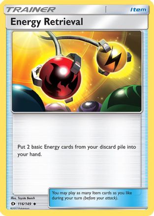 Energy Retrieval 116/149 - SM Base Set - for just $0.08! 