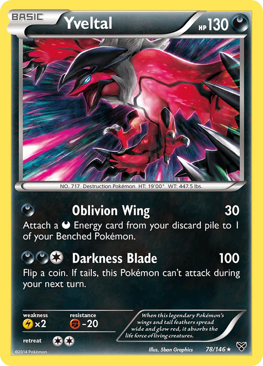 Yveltal (78/146) [XY: Base Set] - for just $0.25! 