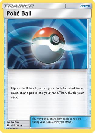 Poke Ball 125/149 - SM Base Set - for just $0.08! 