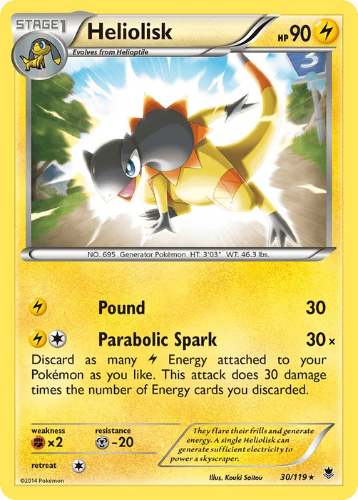 Heliolisk (30/119) [XY: Phantom Forces] - for just $0.25! 