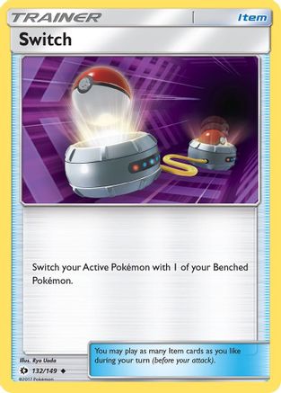 Switch 132/149 - SM Base Set Reverse Holofoil - for just $0.18! 