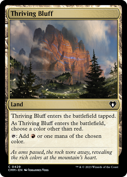 Thriving Bluff (CMM-429) - Commander Masters - for just $0.03! 