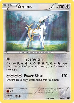 Arceus XY197/211 - XY Promos Holofoil - for just $6.32! 