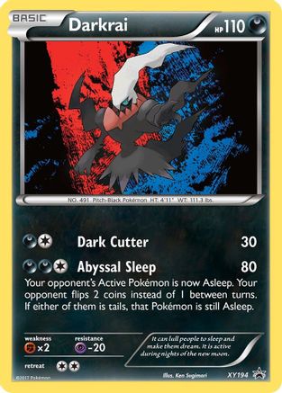 Darkrai XY194/211 - XY Promos Holofoil - for just $2.53! 