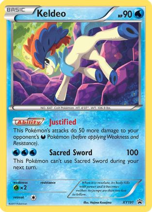 Keldeo XY191/211 - XY Promos Holofoil - for just $0.25! 