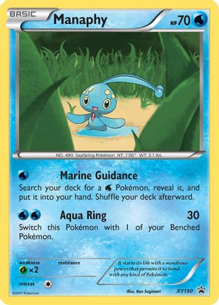 Manaphy XY190/211 - XY Promos Holofoil - for just $0.24! 