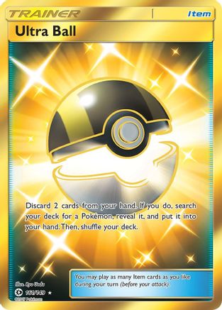 Ultra Ball (Secret) 161/149 - SM Base Set Holofoil - for just $21.25! 