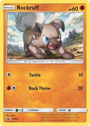 Rockruff SM06/248 - SM Promos Holofoil - for just $0.19! 