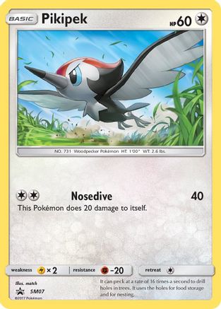 Pikipek SM07/248 - SM Promos Holofoil - for just $0.22! 