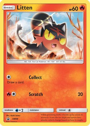 Litten SM08/248 - SM Promos Holofoil - for just $0.23! 