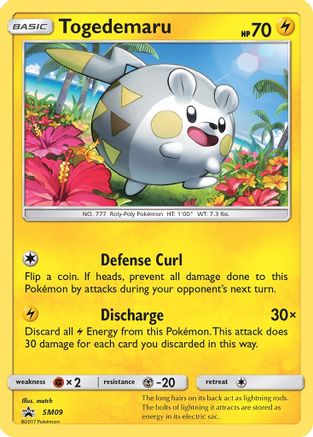 Togedemaru SM09/248 - SM Promos Holofoil - for just $0.27! 