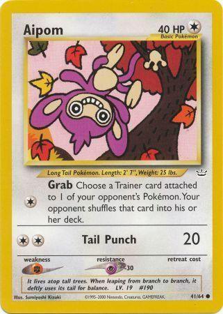 Aipom (41/64) [Neo Revelation Unlimited] - for just $0.30! 