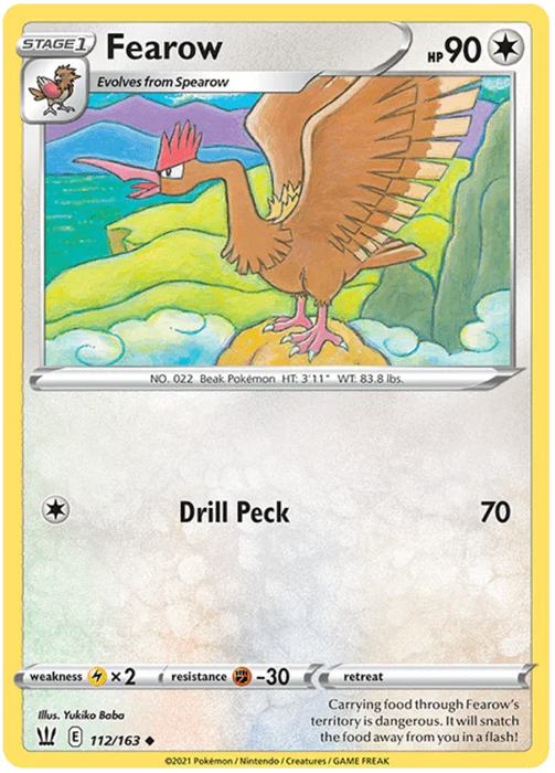 Fearow (112/163) [Sword & Shield: Battle Styles] - for just $0.10! 