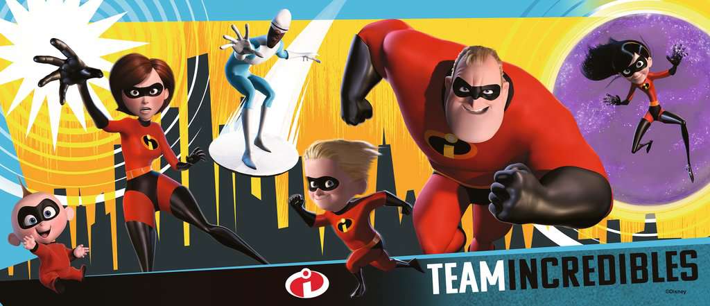 Puzzle: Incredibles 2 - Panorama - for just $15.99! 
